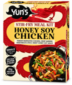 Yuns Stir Fry Meal Kit Honey Soy Chicken 500G