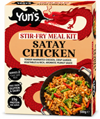 Yuns Stir Fry Meal Kit Satay Chicken 500G